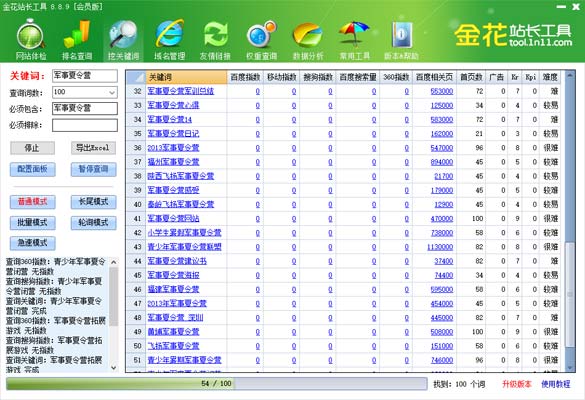 金花關鍵詞工具破解版